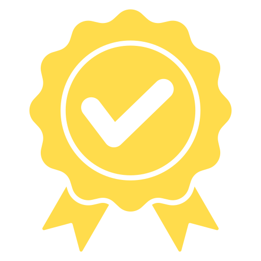 Check mark + badge
